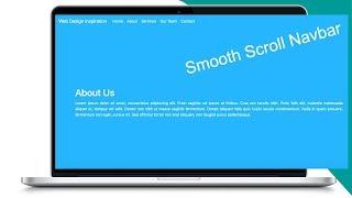 Bootstrap Navbar Smooth Scroll with Animation Effect | Free download source code