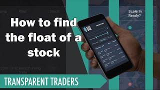 How to find the float of a stock