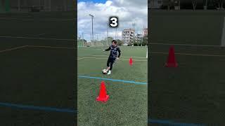 5 drills to do Messi's dribbling #football #soccer #shorts