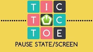 Tic-Tac-Toe SFML C++ [STATE CREATION] - Pause State/Screen