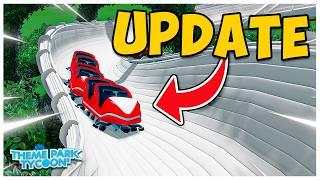 Theme Park Tycoon 2 BOBSLED COASTER UPDATE! New Bushes, Rides AND MORE!