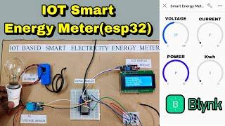 iot smart energy meter using nodemcu esp32 with Blynk app | iot projects using esp32 #iotproject