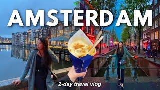 FIRST TIME TRAVELLING TO AMSTERDAM  // 2-Day Travel Vlog in Netherlands