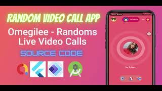 Random Video Calling App - Omegle Clone App in Flutter Android Studio With agora.io
