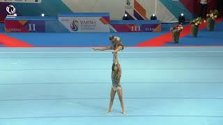 Alisa Karsdorf & Mia Ohlsen (GER) - 2023 ACRO European Champions, Junior Women’s Pairs Balance