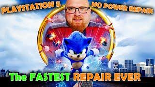 The fastest PS5 repair with no power ever.