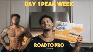 DAY 1 OF PEAK WEEK ROAD TO PRO | 7 DAYS OUT |