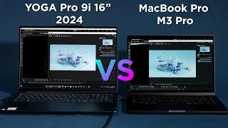 Yoga Pro 9i 16" 2024 vs MacBook Pro M3 Pro: For Better or Worse?
