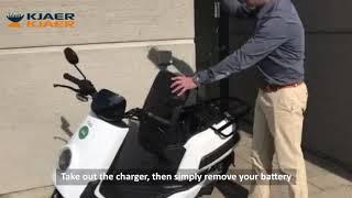 NIU scooter - Removable battery