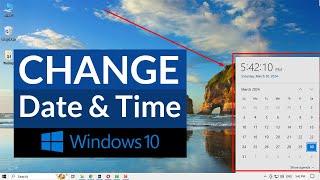 How to Change Date & Time in Windows 10?