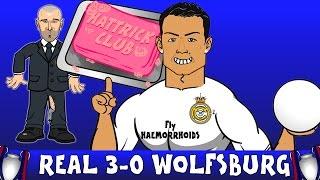 CRISTIANO RONALDO HAT-TRICK! Real Madrid vs VFL Wolfsburg 3-0 (Champions League PARODY 2016)