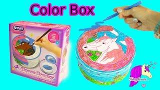 Breyer Horse Crazy Color & Decorate Treasure Box Craft Video with Markers - Honeyhearts