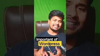 Wordpress benefit l Wordpress  important #shorts #shortsvideo