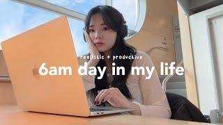 6AM WFH vlog⋆˚ productive + realistic work day, new desk setup, client meetings