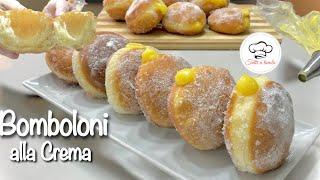 BOMBOLONI ALLA CREMA SOFFICISSIMI leggeri e vuoti dentro 