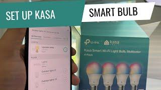 Connect TP-Link Kasa Smart Bulb to the App and Wifi