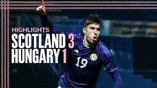 Scotland 3-1 Hungary | UEFA U21 EURO Championship Qualifying  Highlights | Scotland National Team