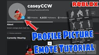 Roblox Profile Picture Emote Update (Early Access Tutorial)