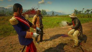 NPC Duels with Dead Eye Killcam Euphoria Physics Red Dead Redemption 2 PC Mods