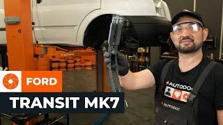 Kuinka vaihtaa etujarruletku FORD TRANSIT MK7 -merkkiseen autoon [AUTODOC-OHJEVIDEO]