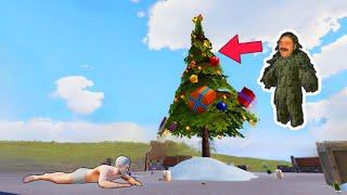 giving a surprise on Christmas  the FUNNIEST MOMENT PUBG MOBILE.EXE