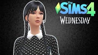 WEDNESDAY ADDAMS| The Sims 4 Create A Sim | kays for days gaming