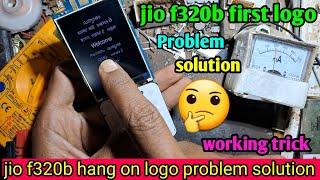 jio f320b first logo solution || jio f320b hang on logo solution