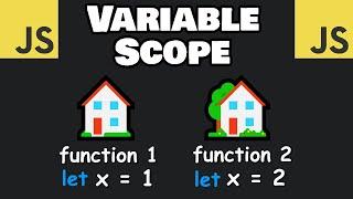 Learn JavaScript VARIABLE SCOPE in 5 minutes! 