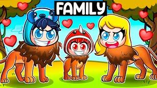 Having a LION FAMILY In Roblox!