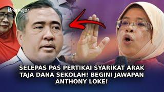 SELEPAS PAS Pertikai Syarikat Arak Taja Dana Sekolah! Begini Jawapan Anthony Loke!