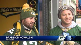 Packers fans bus to Lambeau Field for big game