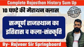 सम्पूर्ण राजस्थान का इतिहास व कला - संस्कृति॥Complete Rajasthan History,Art & Culture॥By Rajveer Sir