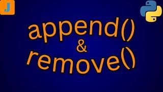 Python append and remove