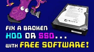  Fix a broken HDD or SSD with free software: Seatools from Seagate