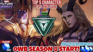  OWB SEASON 8 START!  | TIPS AND GUIDE GET CRYSTALS  | Marvel future fight