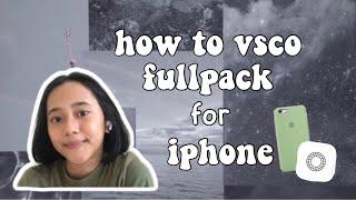 VSCO FULLPACK FOR IPHONE 2021 | Tutorial vsco