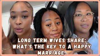 Long Term Married Women Share; What's The Key To A Lasting Relationship - Must Watch