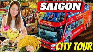 Ho Chi Minh City  2024 | Hop On Bus Tour Experience  | ELEVATED Vietnamese Food |Travel Guide Vlog