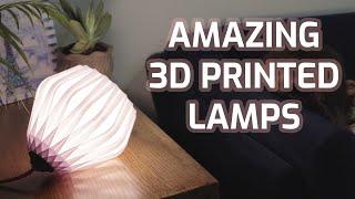 3 Amazing 3D Printed Lamps + howto