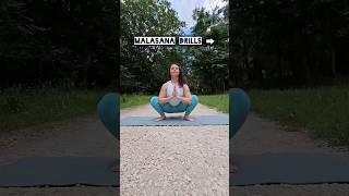 Malasana drills #asanapractice #yoga #malasana