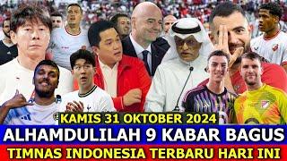 WOUWW! INI BARU BERITA GEMBIRA MENDADAK!! KABAR TIMNAS INDONESIA BAHAGIA HARI INI - KAMIS 31/10/24