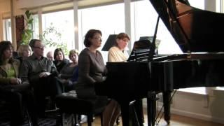 Janet Wolkoff & Karina Bruk Perform Six Duets, Opus 11, No. 3, Russian Theme (Sergei Rachmaninoff)