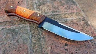 Fabricación de cuchillo simple con herramientas básicas