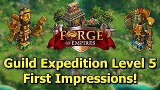 Forge of Empires: Guild Expedition Level 5 IS OUT! Crazy New Rewards, "Defense" & Fortifications!