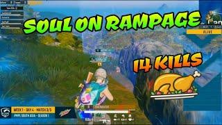 Soul On Rampage Mode 14 Kills Domination, PMPL SA Highlights pubg mobile