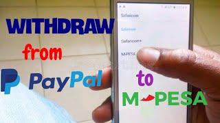 Withdraw from Paypal to Mpesa