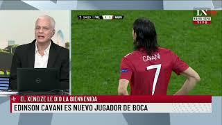 Boca presentó a Edinson Cavani con un video