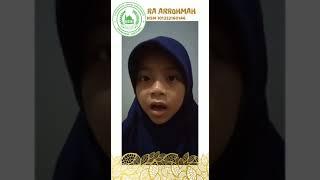 #AKSERAJABAR ANNISA FAIHA LOMBA TAHFIZH RA ARROHMAH