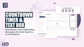 Craft Captivating Messages & Add Urgency To Promotions with Text and Timer Component in Mobile Apps