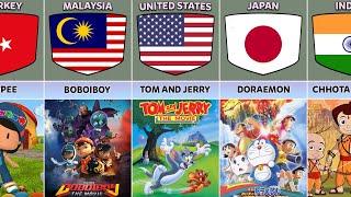 Cartoon Movie From Different Countries